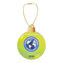 Signs by the Sea Cincinnati Open Wood Tennis Ball Dated Ornament
