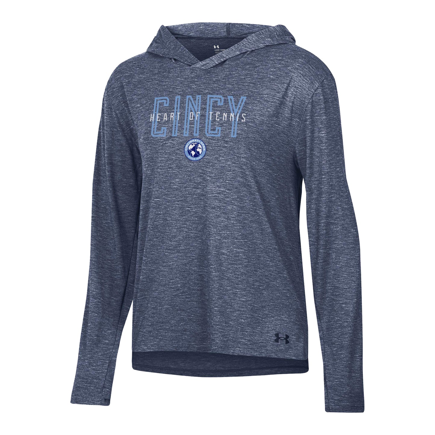 Under Armour Cincinnati Open Women's Breezy Hoodie in Navy - Front