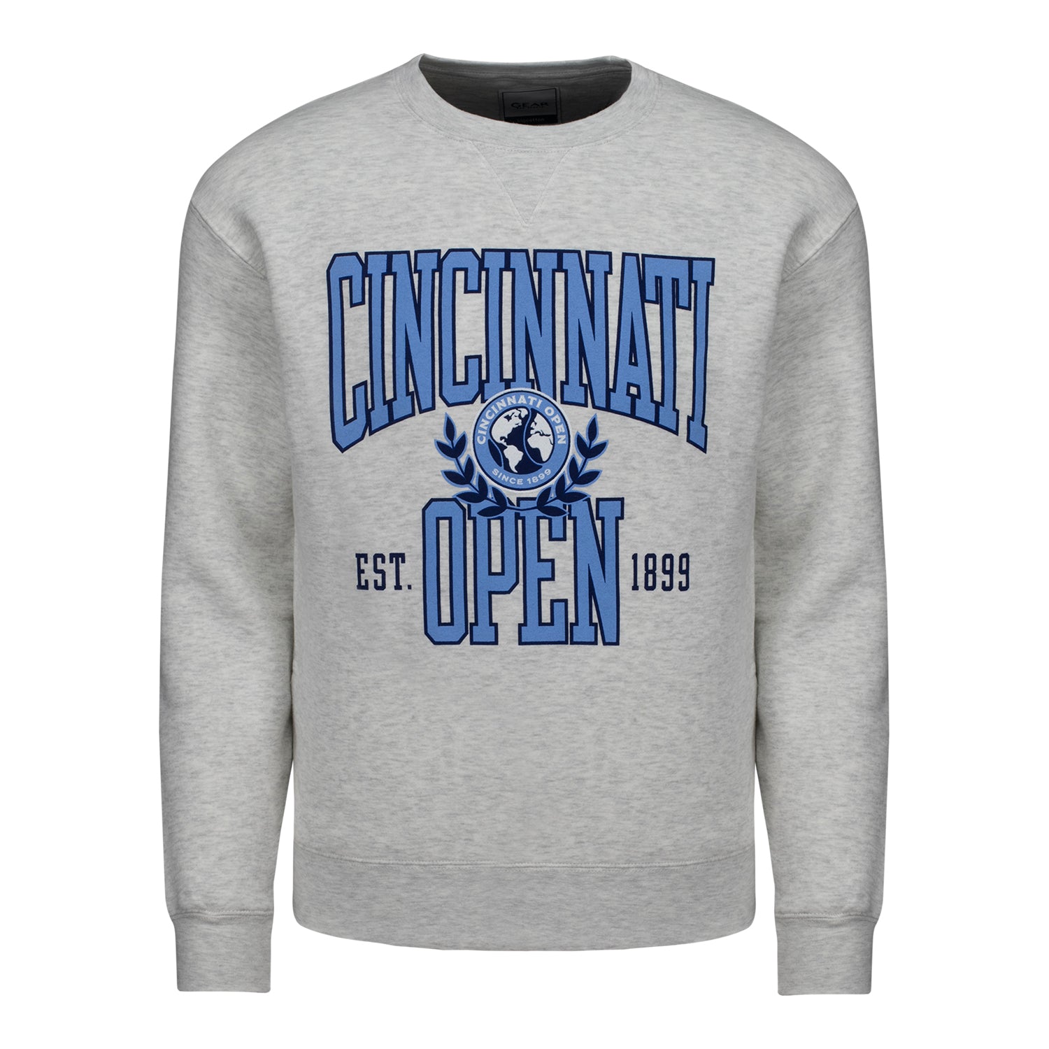 Gear for Sports Cincinnati Open Collegiate Crewneck Sweatshirt in Iced – Cincinnati Open Shop