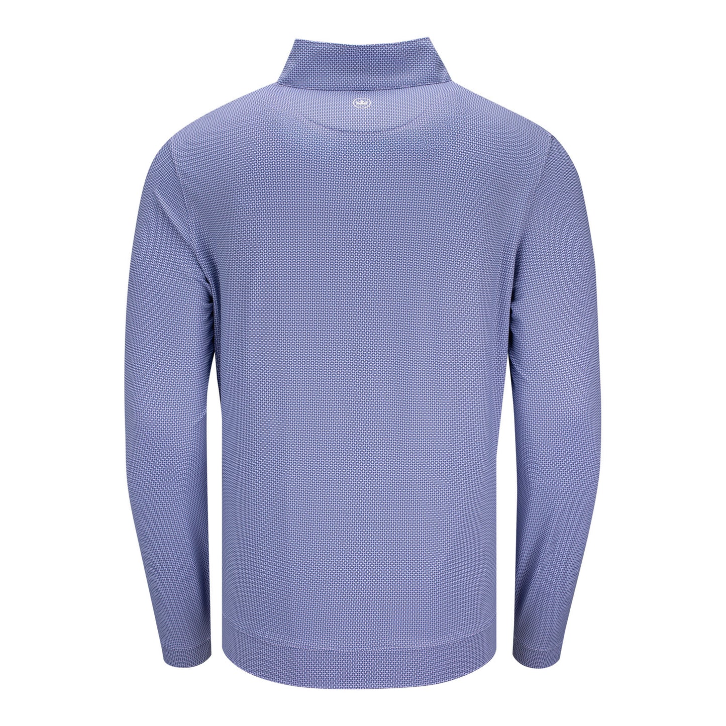 Peter Millar 2026 Cincinnati Open Perth Basketweave Performance Quarter Zip in Garden Violet - Back View