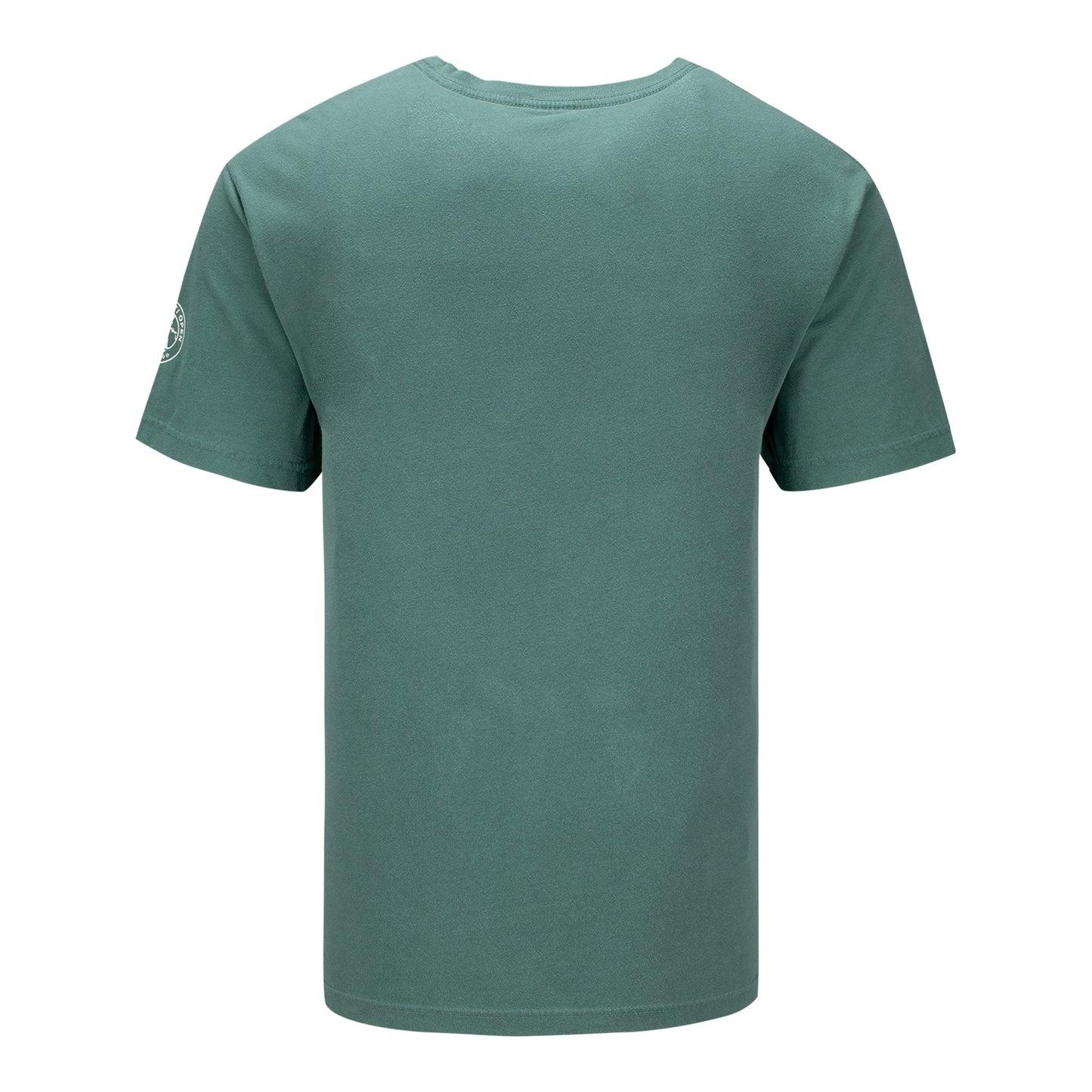 Legacy Cincinnati Open Retro Tennis Ball T-Shirt in Dark Spruce Green - Back View