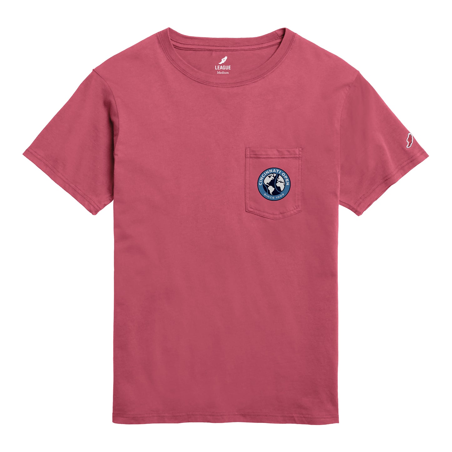 Legacy Cincinnati Open All American Pocket Tee in Nantucket Red - Front