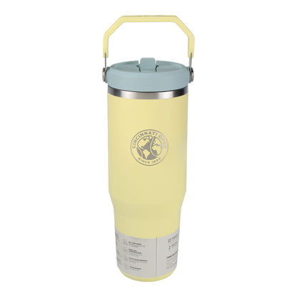 Stanley 2026 Cincinnati Open 30oz IceFlow™ Flip Straw Tumbler in Pomelo - Front View