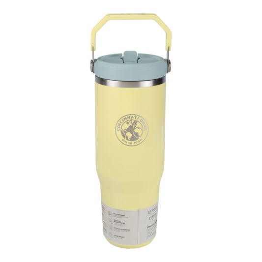 Stanley 2026 Cincinnati Open 30oz IceFlow™ Flip Straw Tumbler in Pomelo - Front View