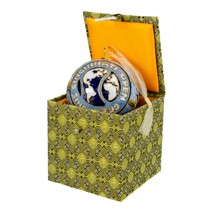 Kitty Keller Designs Cincinnati Open Cloisonne Ornament - With Box