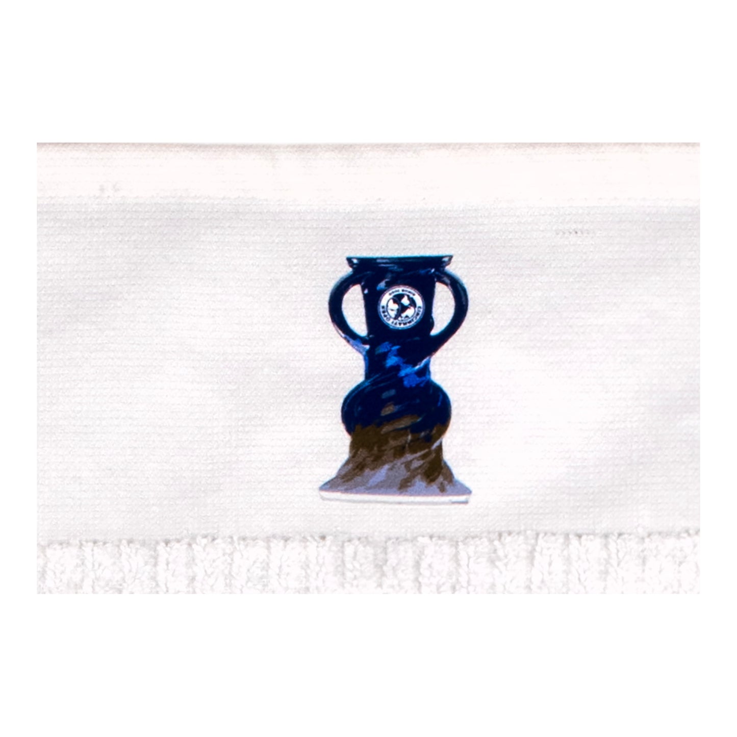 Dynamic Cincinnati Open Caddy Towel in White - Trophy Close Up