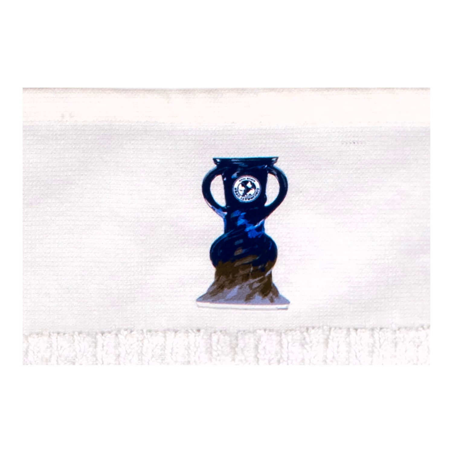 Dynamic Cincinnati Open Caddy Towel in White - Trophy Close Up