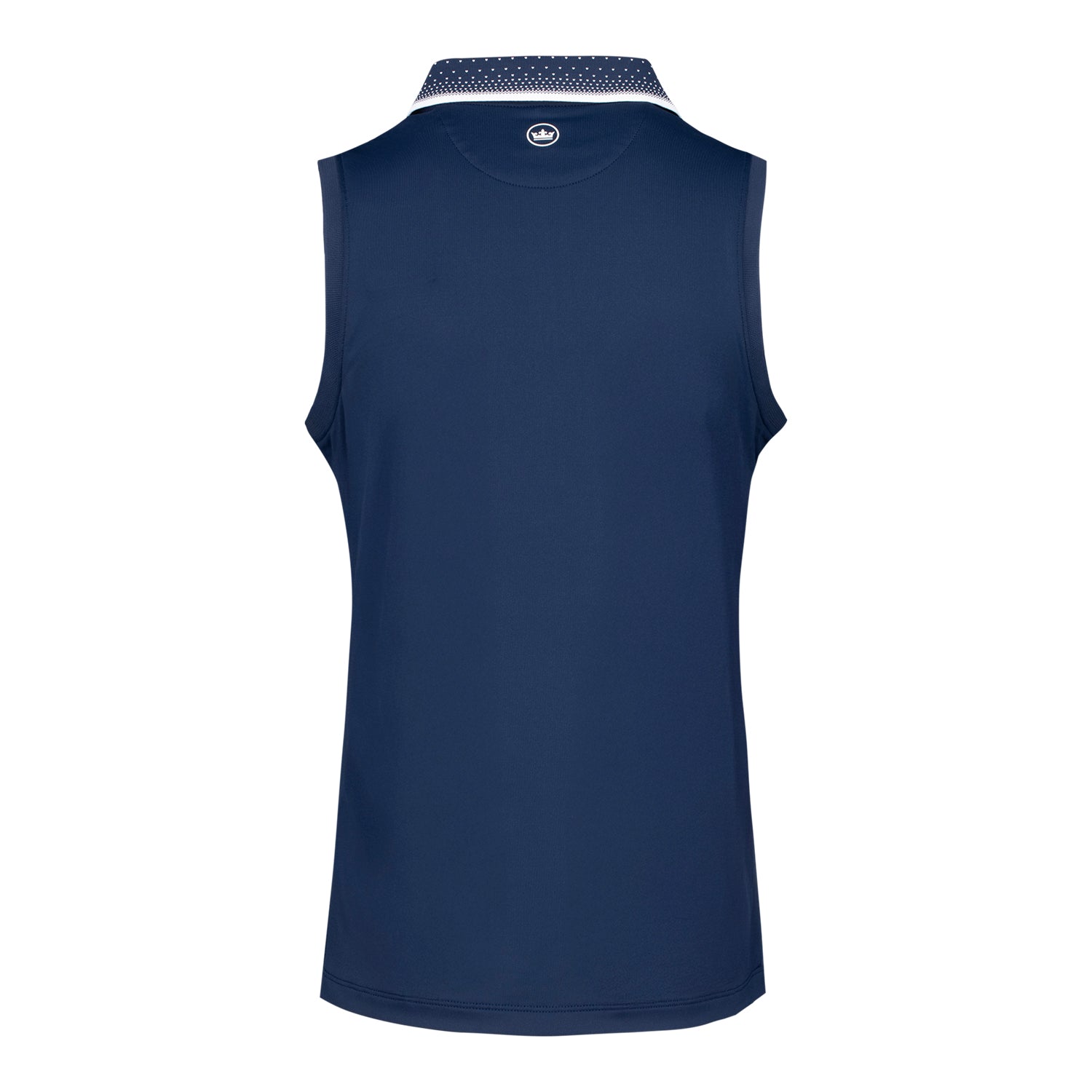 Peter Millar 2026 Cincinnati Open Women's Chrissie Sleeveless Zip Polo in Navy - Back View