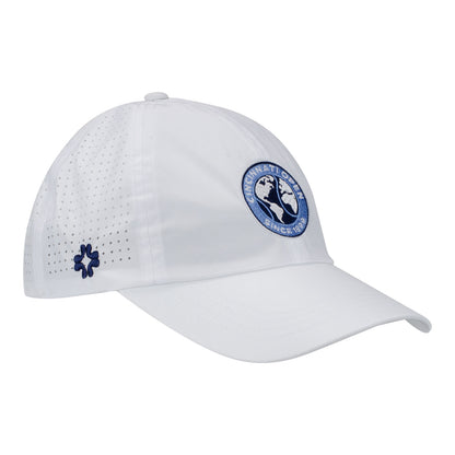 Vimhue Cincinnati Open Ladies Sun Goddess Hat in White - Front Right View