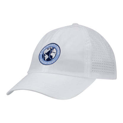 Vimhue Cincinnati Open Ladies Sun Goddess Hat in White - Front Left View