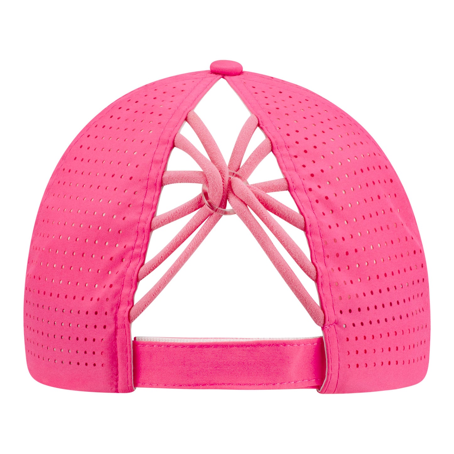 Vimhue Cincinnati Open Ladies Sun Goddess Ombre Text Hat in Pink - Back View