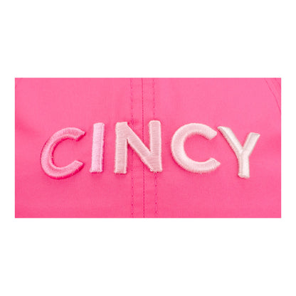 Vimhue Cincinnati Open Ladies Sun Goddess Ombre Text Hat in Pink - Design Close Up
