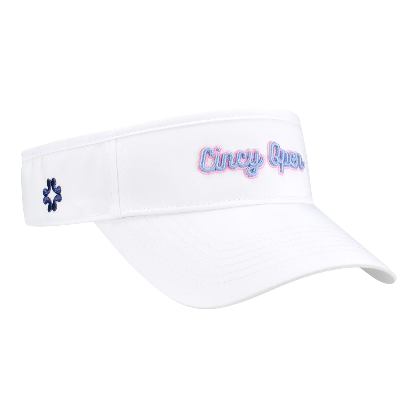 Vimhue Cincinnati Open Ladies Visor in White - Front Right View