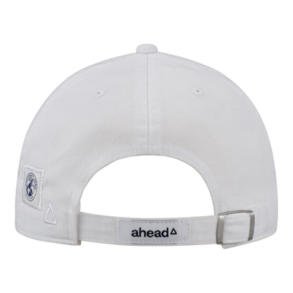 Ahead Cincinnati Open Women's Coaster Performance Hat in White - Back View
