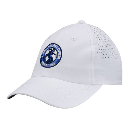 Imperial Cincinnati Open Women's Honey Performance Hat in White - Front Left