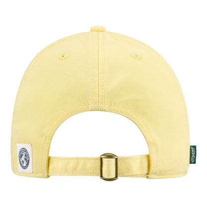 Legacy Cincinnati Open  Women's EZA Relaxed Twill Hat in Lemon Yellow - Back View