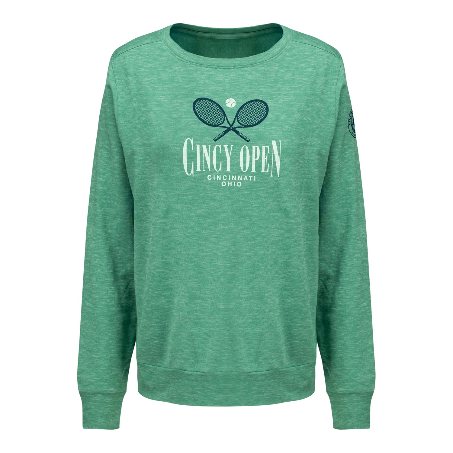 Gear for Sports Cincinnati Open Women's Vintage Zurry Crew in Green Cl – Cincinnati Open Shop