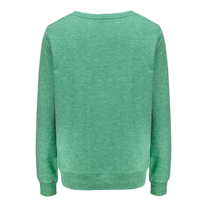 Gear for Sports Cincinnati Open Women's Vintage Zurry Crew in Green Clay - Back View