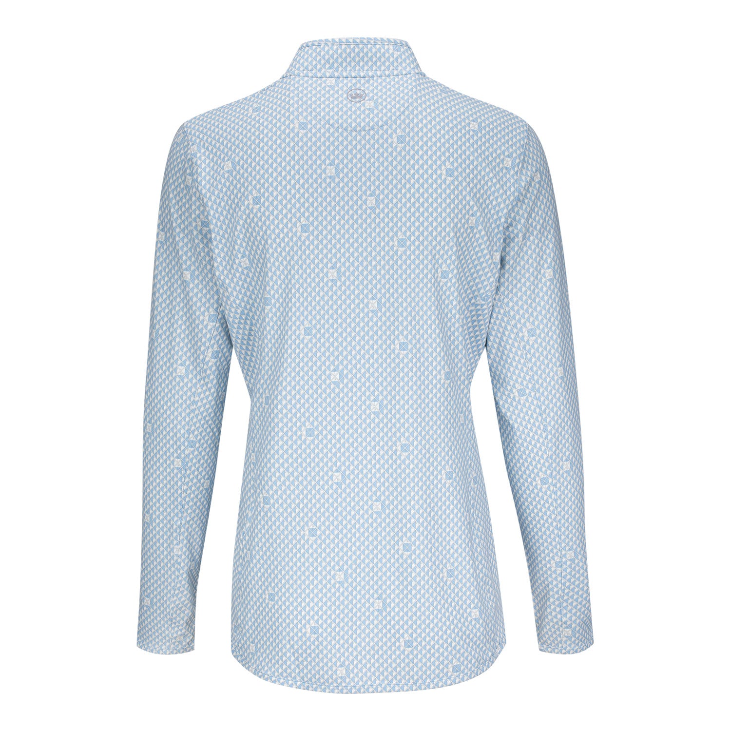 Peter Millar 2026 Cincinnati Open Women's Shadebreak Lightweight Sun Shirt Quarter Zip in Cottage Blue - Back
