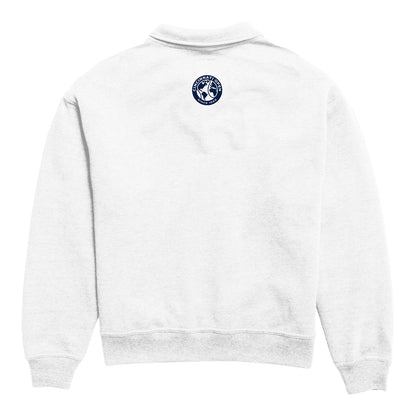 Legacy Cincinnati Open Women's Victory Springs Collar Sweatshirt in Heather Varsity White - Back