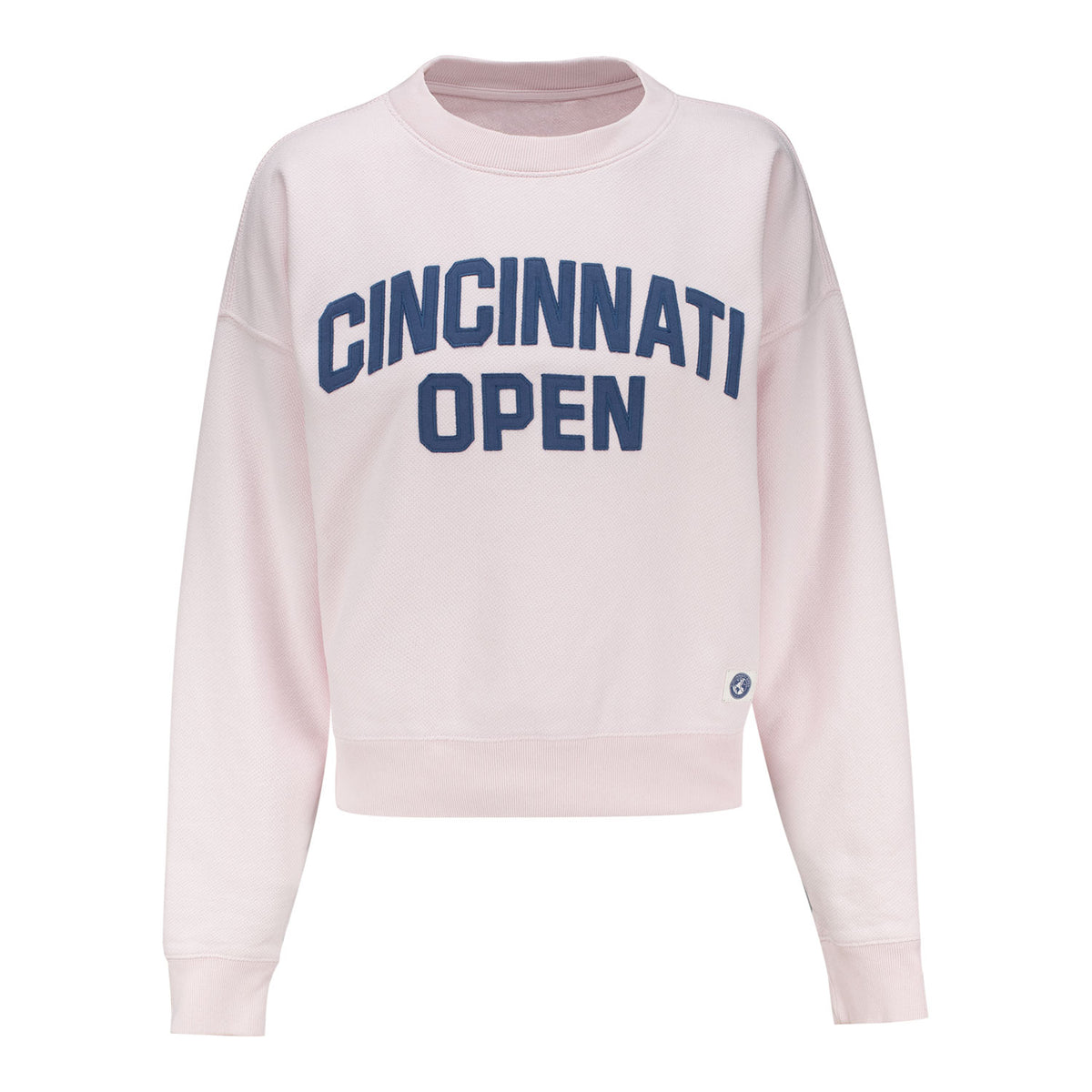 Standard Rec Cincinnati Open Women's Hampton Crew in Sea Salt Pink - Front