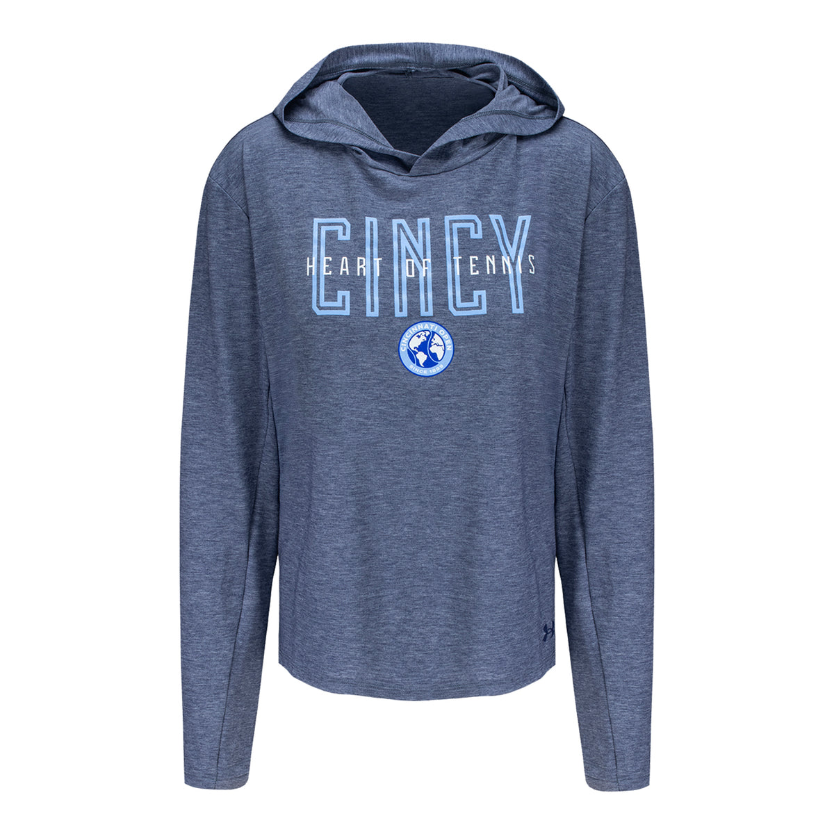 Under Armour Cincinnati Open Women's Breezy Hoodie in Navy - Front