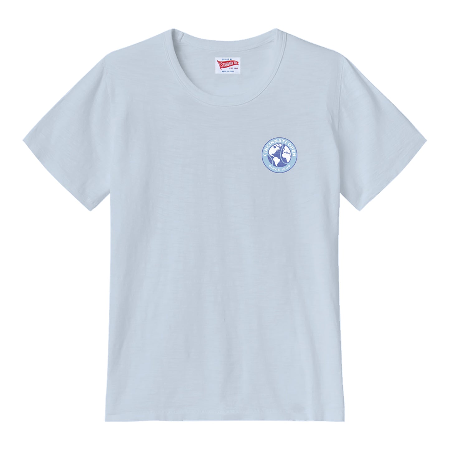 Standard Rec Cincinnati Open Women's Stadium T-Shirt in Skyway - Front