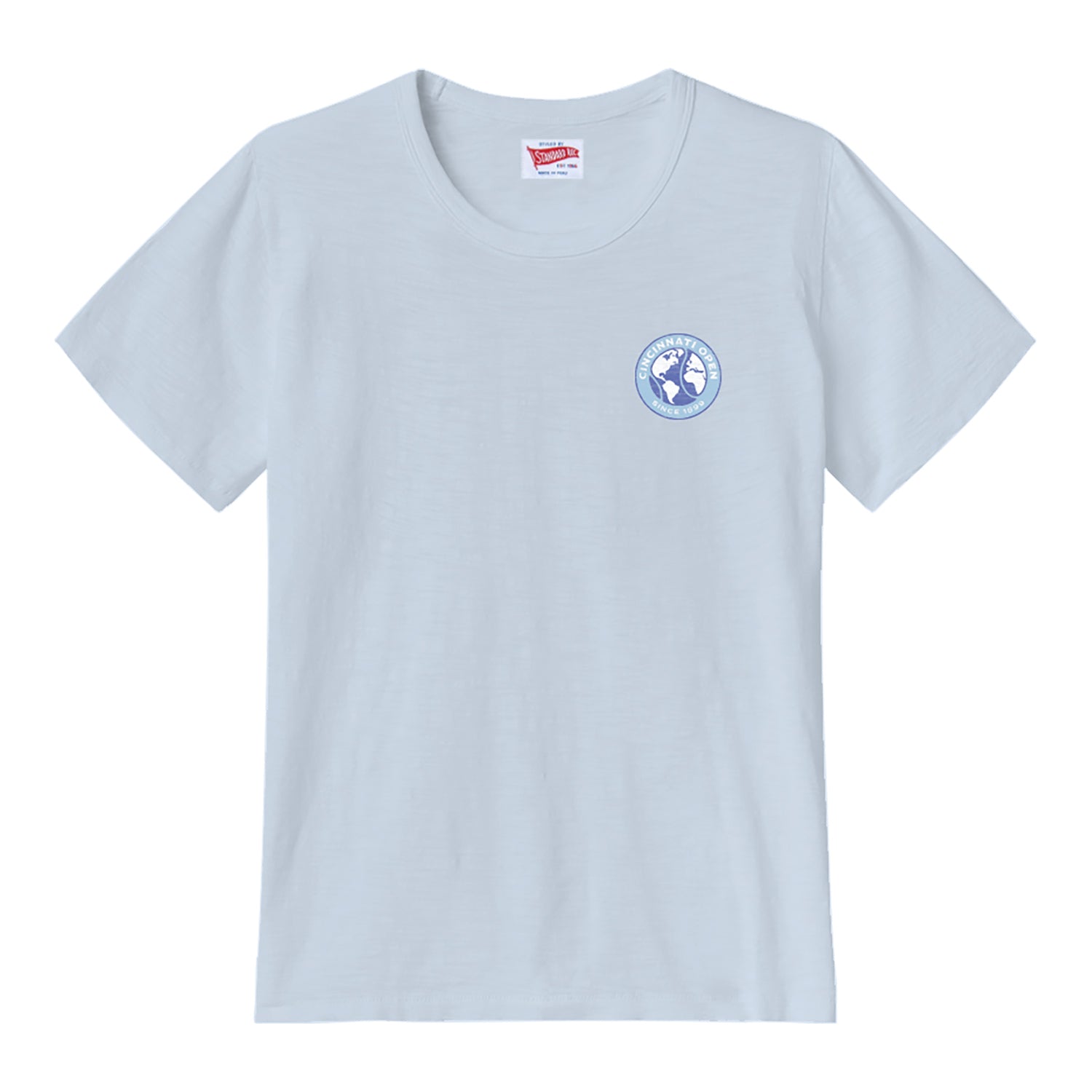 Standard Rec Cincinnati Open Women's Stadium T-Shirt in Skyway - Front