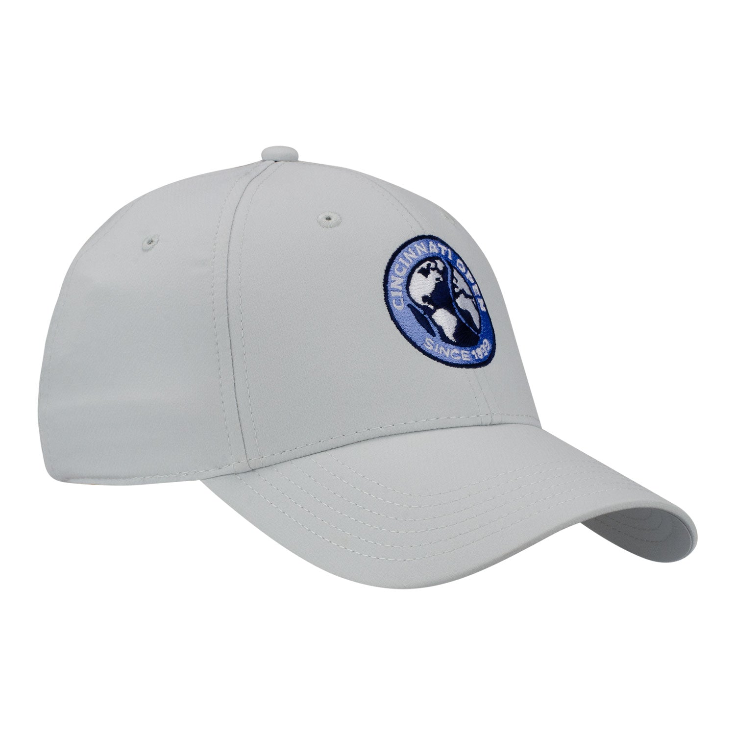 Ahead Cincinnati Open Stratus Performance Hat in Stone Beige - Front Right View