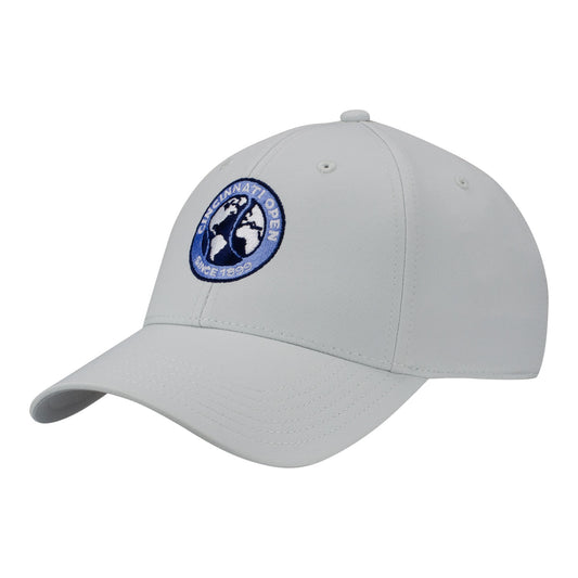 Ahead Cincinnati Open Stratus Performance Hat in Stone Beige - Front Left View