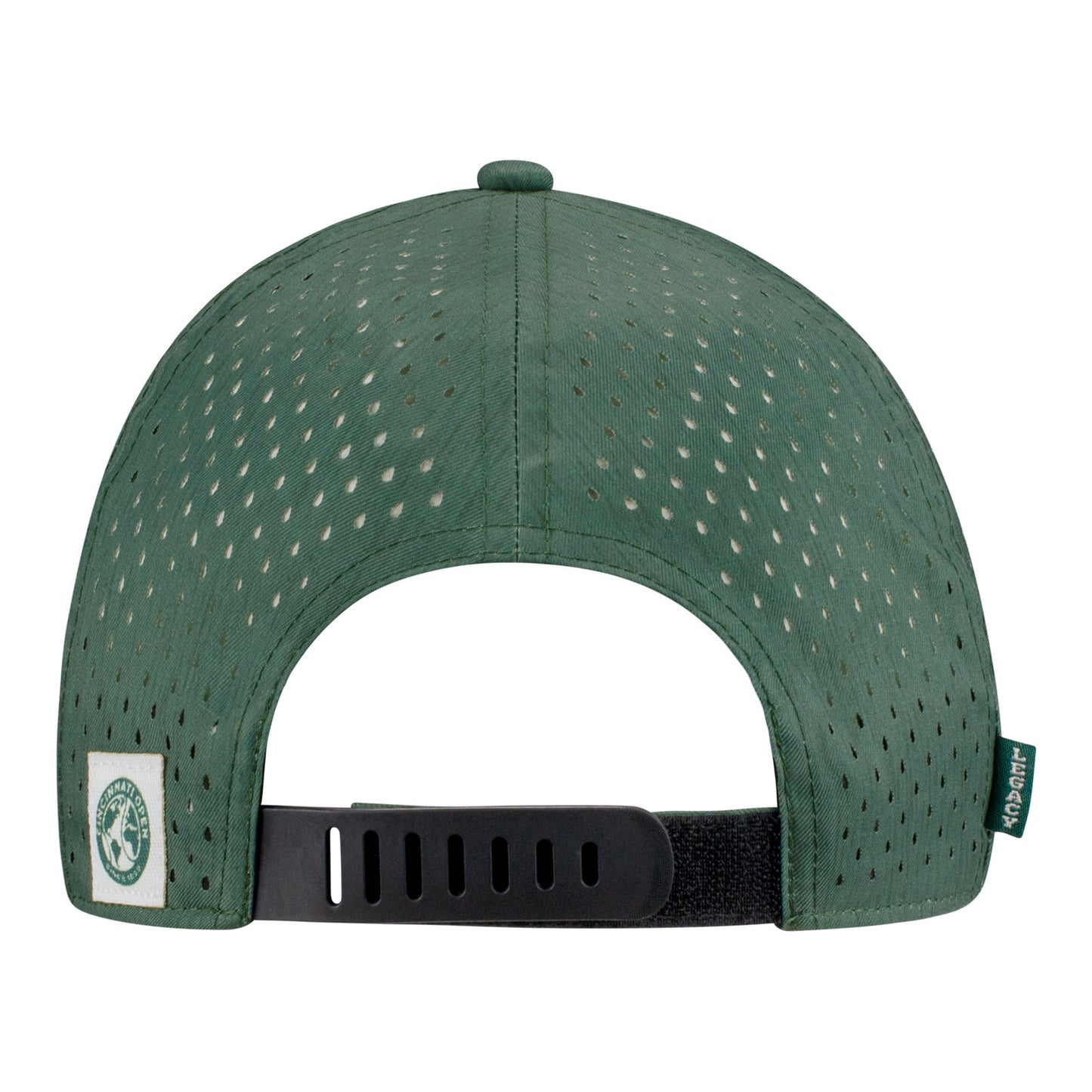 Legacy Cincinnati Open Reclaim Sport Mesh Hat in Eco Dark Green - Back View
