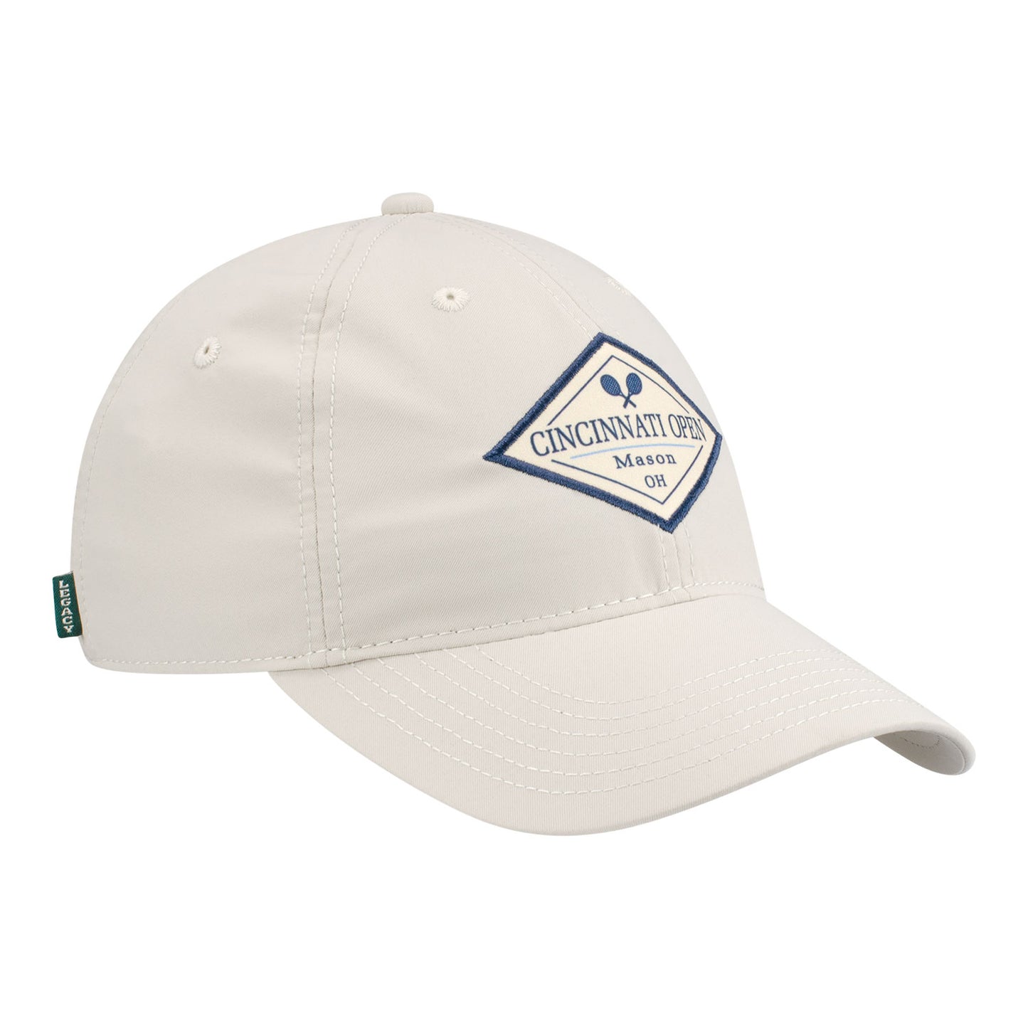 Legacy Cincinnati Open Diamond Patch CFA Hat in Khaki - Front Right
