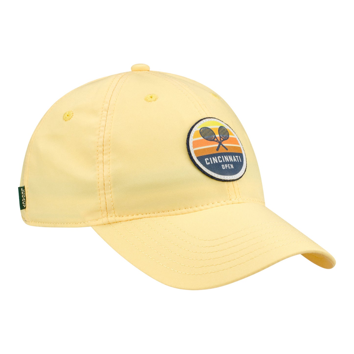 Legacy Cincinnati Open Circle Patch CFA Hat in Lemon - Front Right