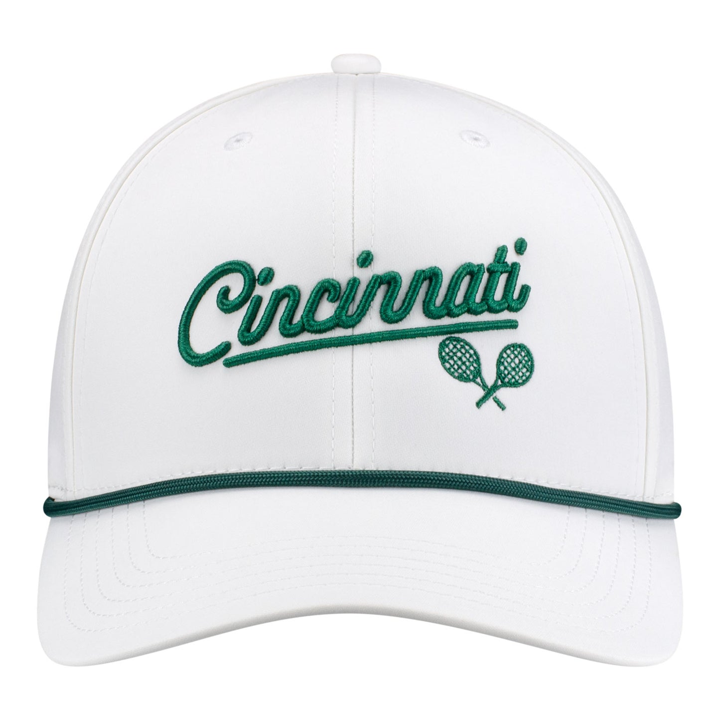 Legacy Cincinnati Open REMPA Reclaim Cincinnati Script Hat in White - Front