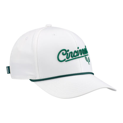 Legacy Cincinnati Open REMPA Reclaim Cincinnati Script Hat in White - Front Right