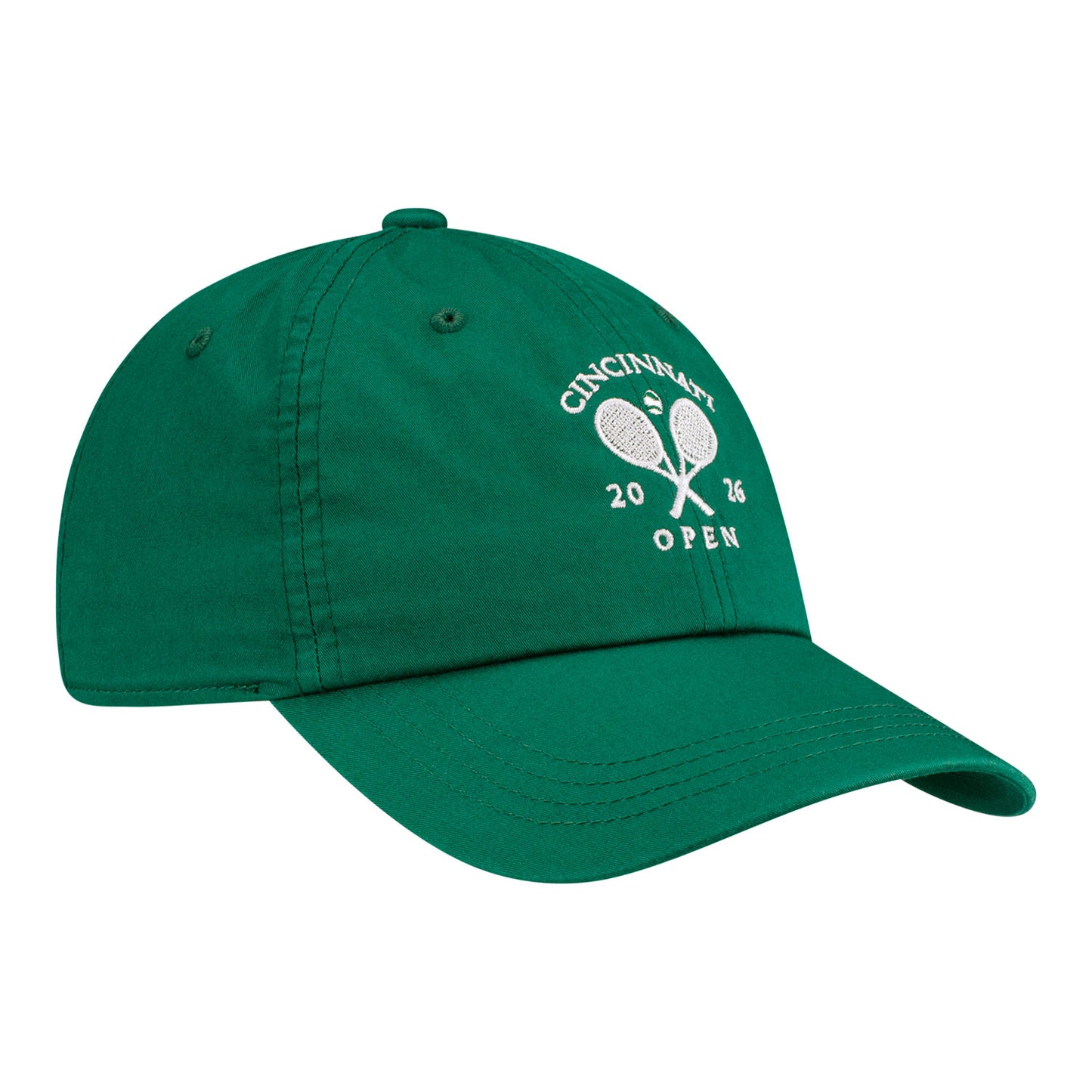 Ahead Cincinnati Open Shawmut Cotton Hat in Georgia Green - Front Right