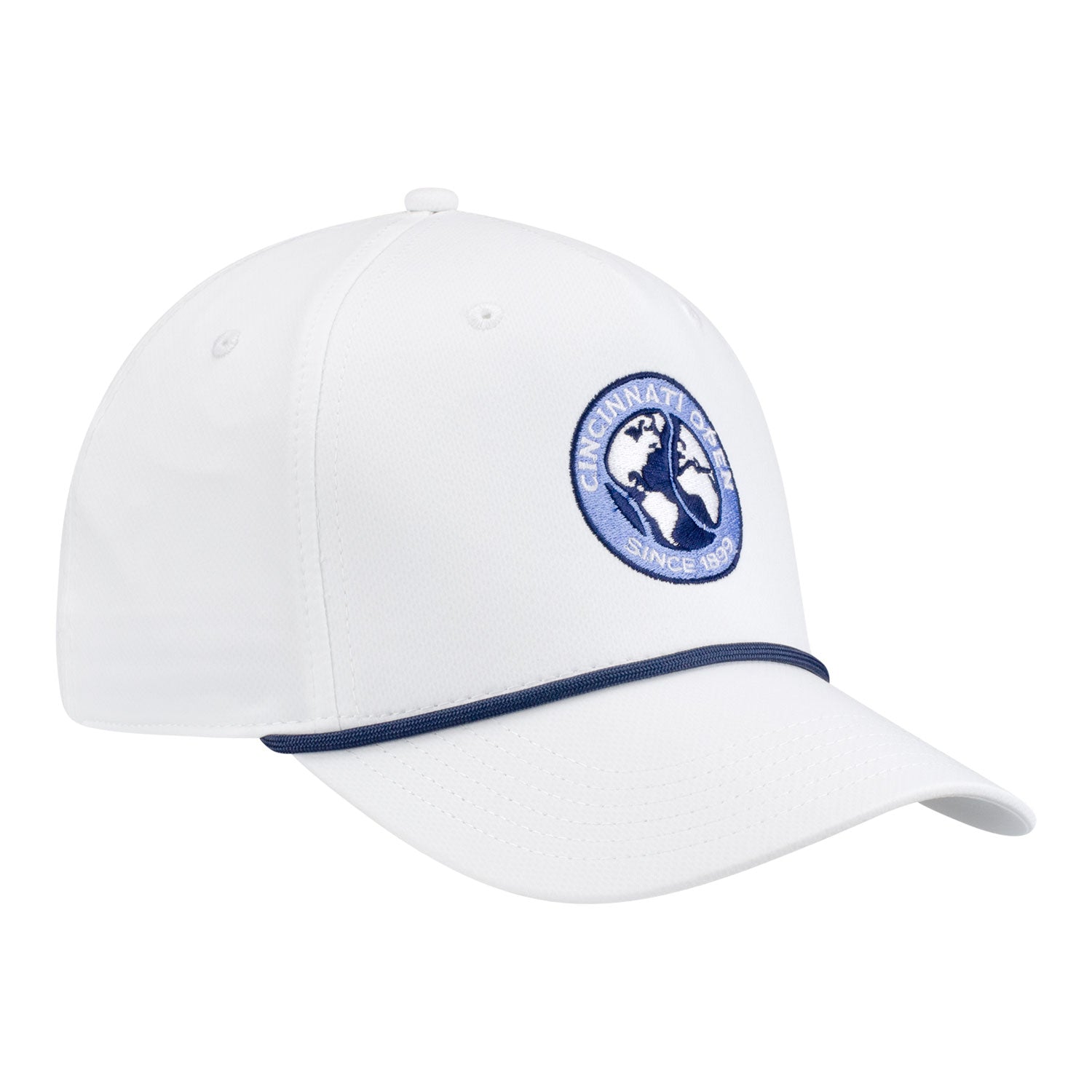 Ahead Cincinnati Open Alto Rope Hat in White - Front Right