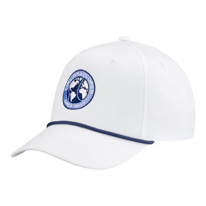 Ahead Cincinnati Open Alto Rope Hat in White - Front Left