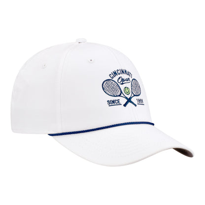 Imperial Cincinnati Open Structured Performance Hat in White - Front Right