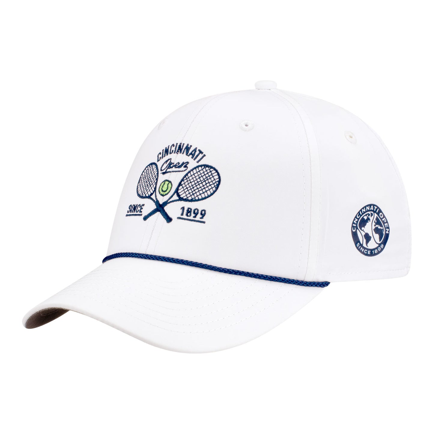 Imperial Cincinnati Open Structured Performance Hat in White - Front Left