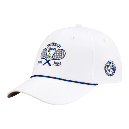 Imperial Cincinnati Open Structured Performance Hat in White - Front Left