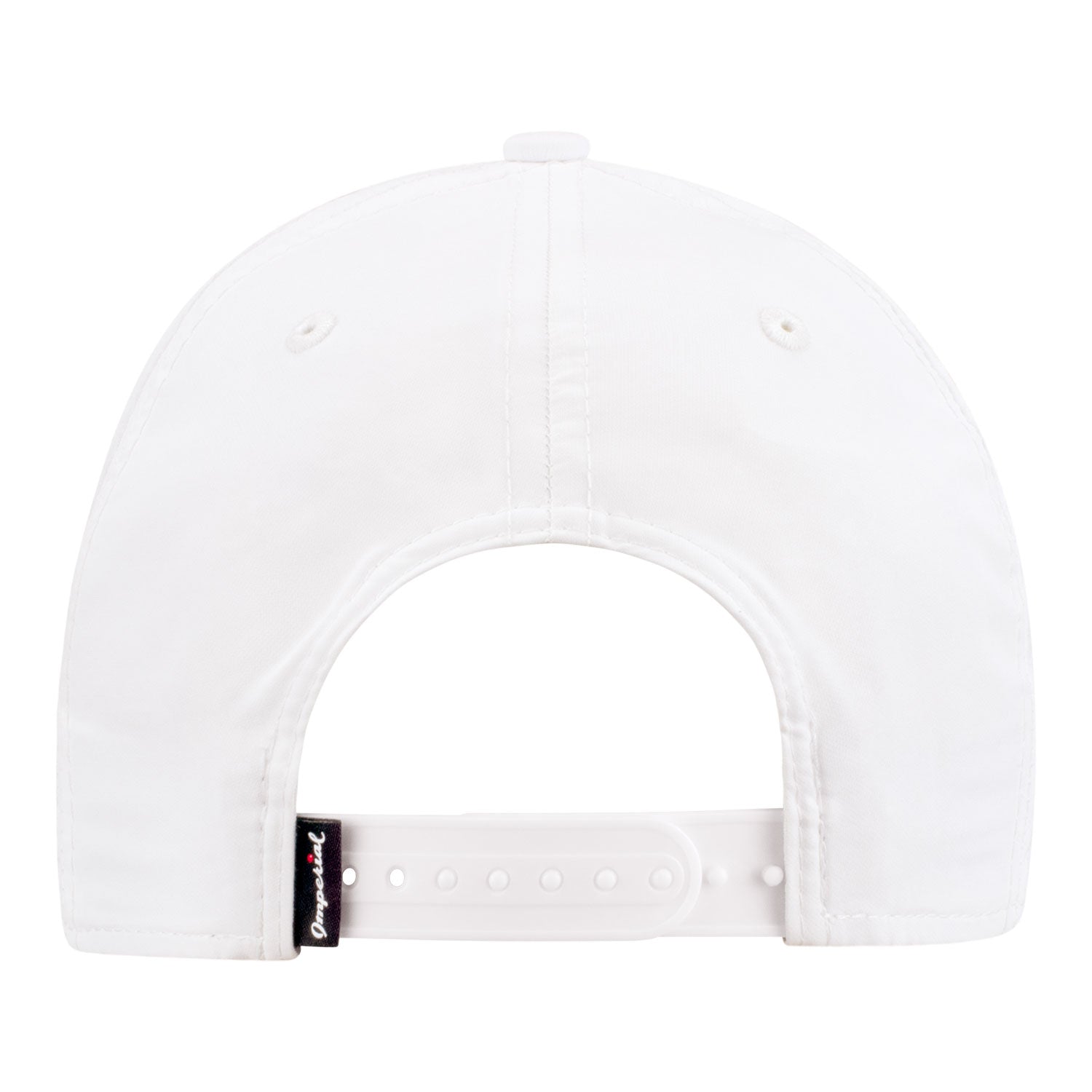 Imperial Cincinnati Open Structured Performance Hat in White - Back