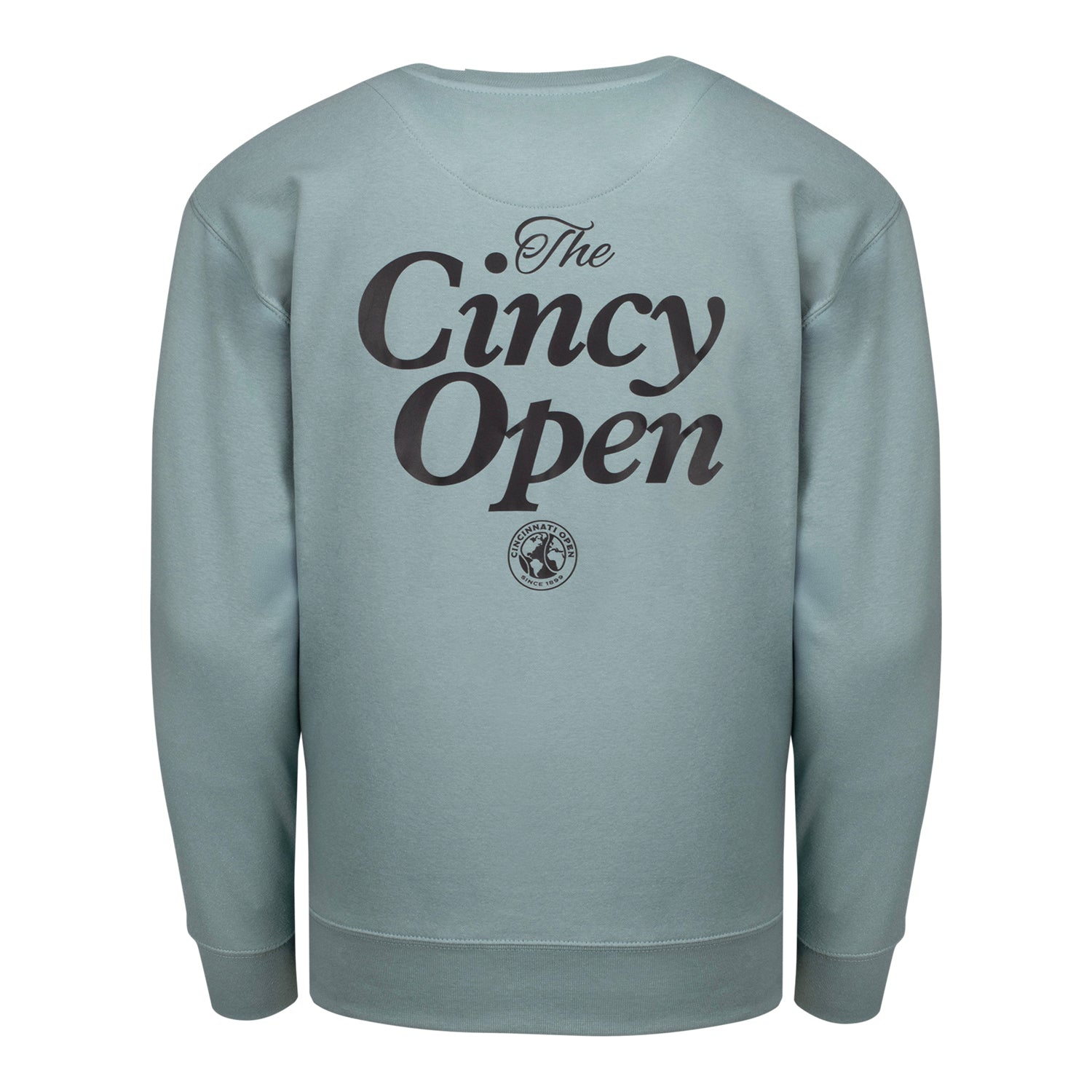Ahead Cincinnati Open Lindner Family Crew in Light Agave Green - Back View