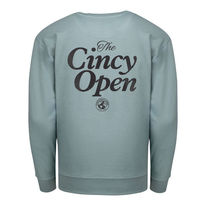Ahead Cincinnati Open Lindner Family Crew in Light Agave Green - Back View