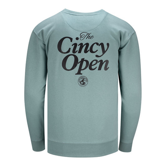 Ahead Cincinnati Open Lindner Family Crew in Light Agave Green - back