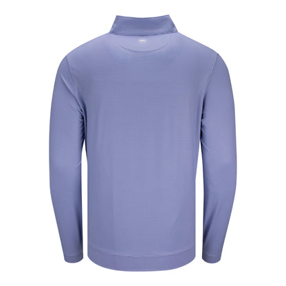 Peter Millar 2026 Cincinnati Open Perth Basketweave Performance Quarter Zip in Garden Violet - Back View