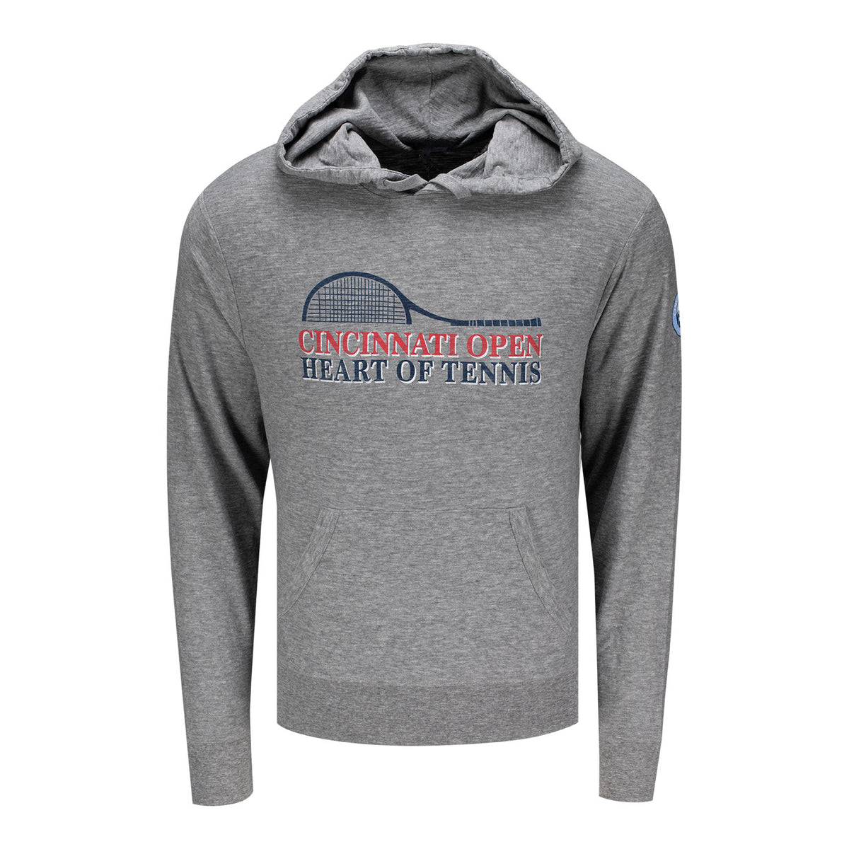 Standard Rec Cincinnati Open Racket Rec Hoodie in Oyster - Front