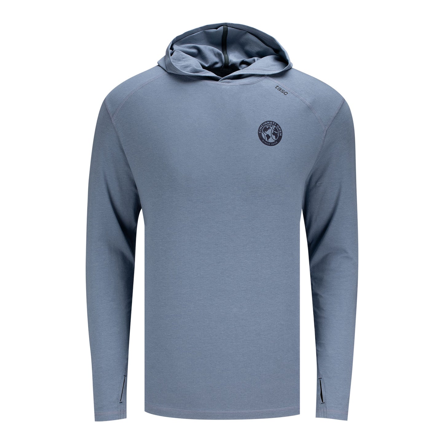 tasc Cincinnati Open Carrollton Hoodie in Anchor Blue - Front 