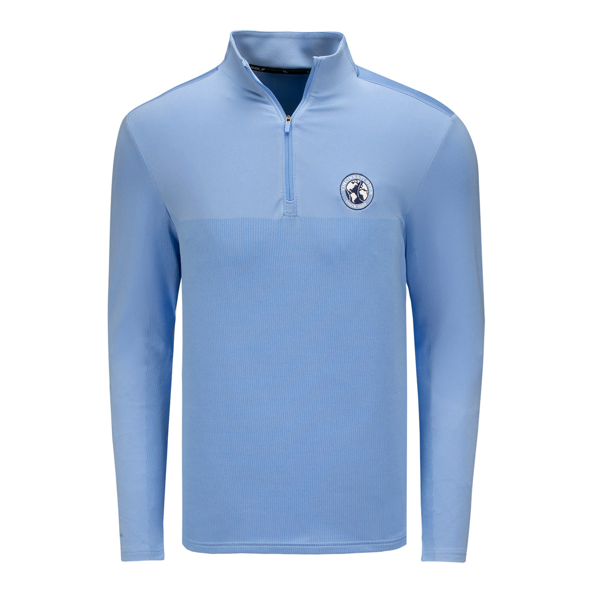 Under Armour Cincinnati Open Drive Storm SweaterFleece Quarter Zip in Ceylon Blue - Front