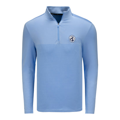 Under Armour Cincinnati Open Drive Storm SweaterFleece Quarter Zip in Ceylon Blue - Front